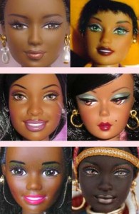 many faces of barbie