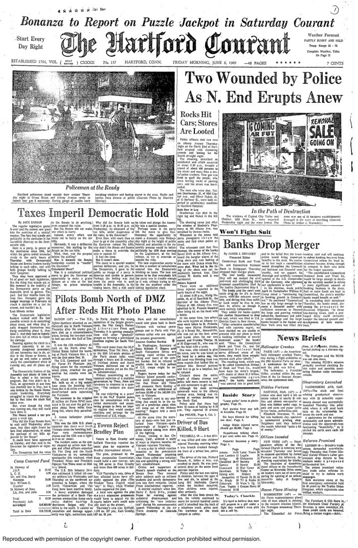 Looking Black On Today In 1969, Race Riots In Hartford Connecticut Erupted | Black Then