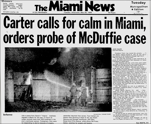 Black ThenMiami Riot of 1980: Black Motorist Arthur McDuffie Beat To Death - Black Then