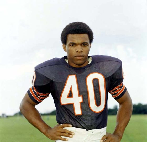 Gale Sayers, football player for the Chicago Bears, 1970. (AP Photo)