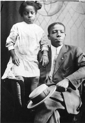 African American Man and Child